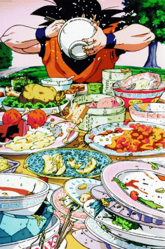 [Ansa's Stories] Retour vers le passé 3 : Les souvenirs d'une Grand-Mère : Attention contenus mature !  - Page 4 Goku-eating-food-hungry-gif-5054716