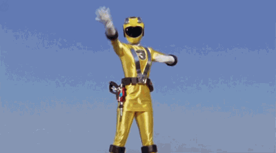 Street boys never ask before getting into your heart | Duan Yellow-power-ranger-explode-cute-yellow-ranger-gif-3553460